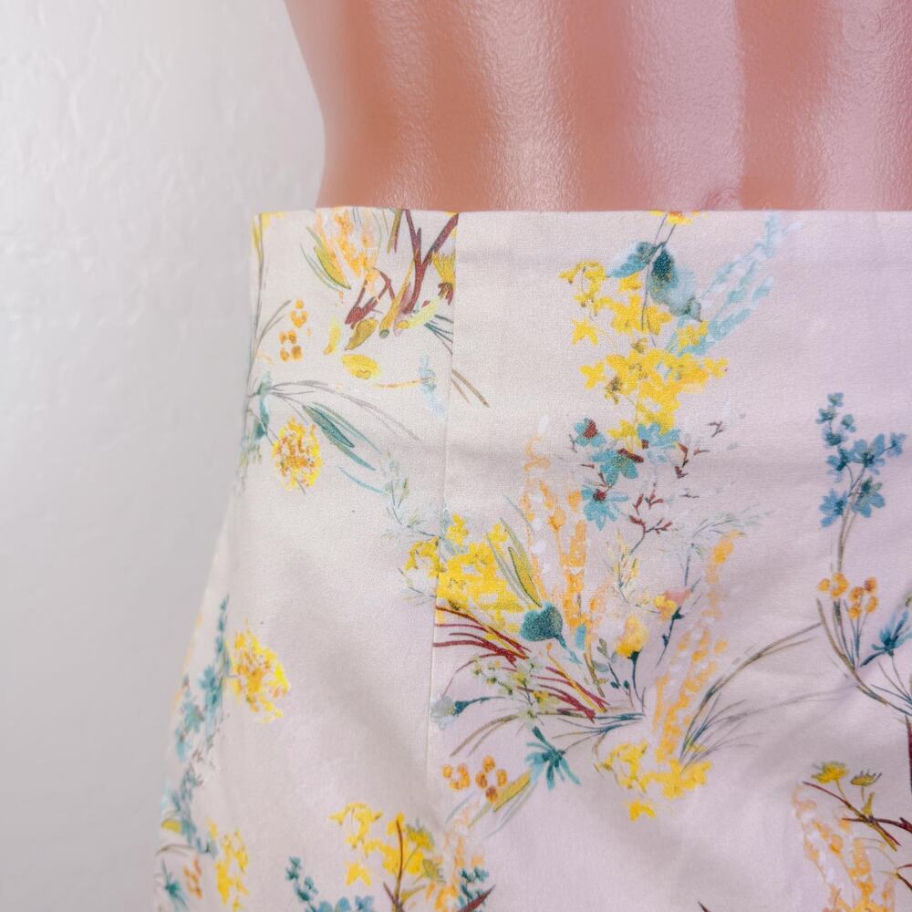 Antonio Melani Prairie Cottage Rosalie Floral Stretch Pencil Midi Skirt Sz 2 NWT - Picture 3 of 8